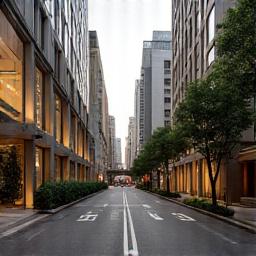 銀座の象徴的な街並み、高級感